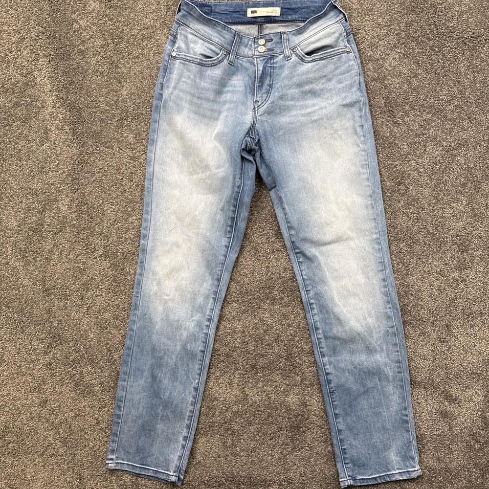 Levis Jeans Womens 30x32 Blue 529 Curvy Skinny Leg Ankle Stretch Denim Blue